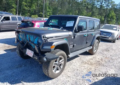 2018 Jeep Wrangler Unlimited Sahara 4X4 from USA, damaged, VIN 1C4HJXEN5JW261250